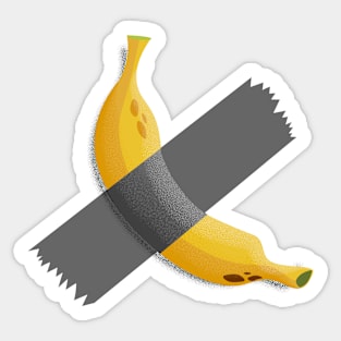 Taped banana Sticker